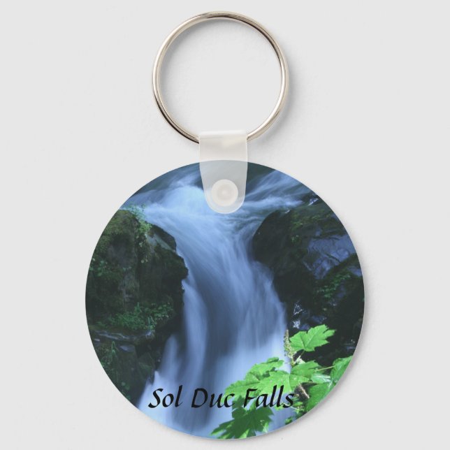 Schlüsselanhänger: Sol Duc Falls Schlüsselanhänger (Vorderseite)