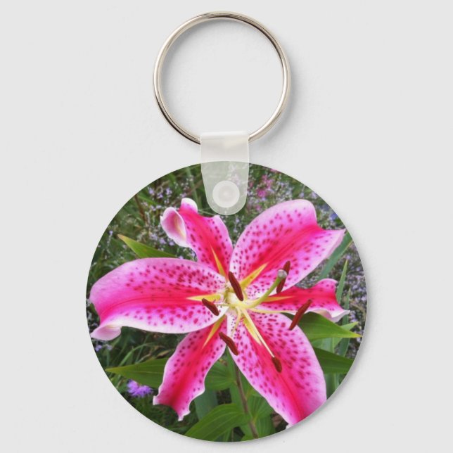 Schlüsselanhänger - Stargazer Lily (Vorderseite)
