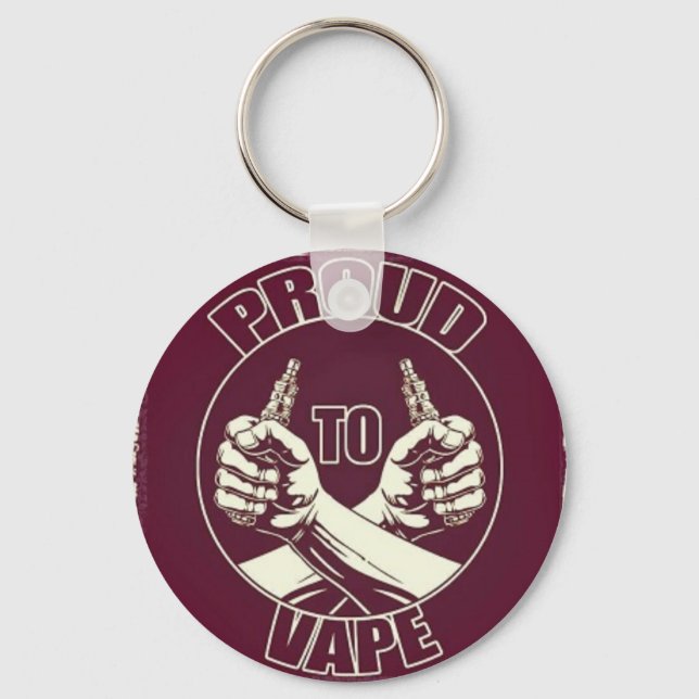 Schlüsselanhänger "Stolz bis Vape" (Vorderseite)
