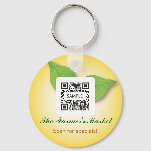 Schlüsselanhänger Template Farmer's Market (Vorderseite)