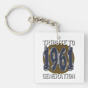 Schlüsselanhänger Tribute to 1961 Geburtsjahr-Jubi