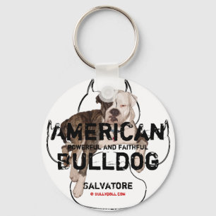 Schlüsselanhänger Unikat Salvatore American Bulldo