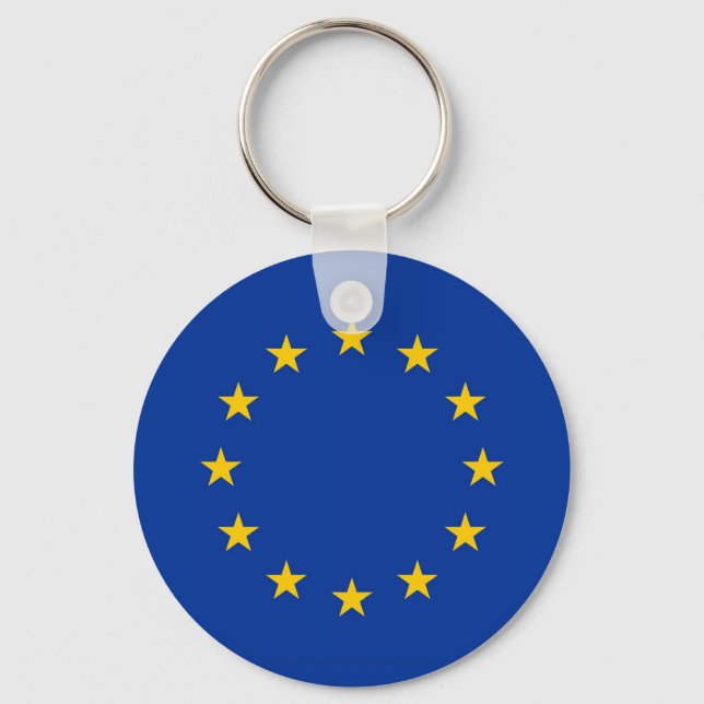 Schlüsselanhänger unter der Flagge der europäische (Vorderseite)