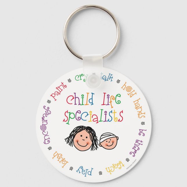 Schlüsselanhänger von Kinderlebensspezialisten (Vorderseite)