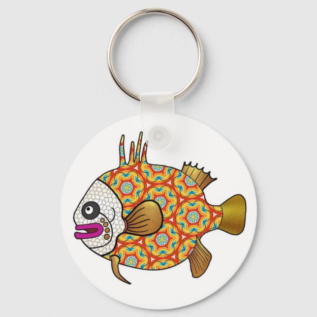 Schlüsselanhänger von tropischen Fischen - 03 (Vorderseite)