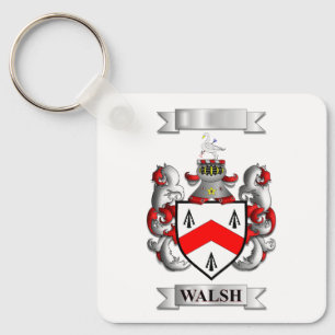 Schlüsselanhänger Walsh Nachname und Schild