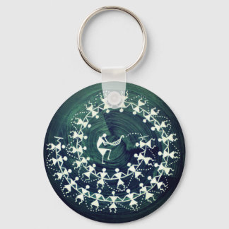 Schlüsselanhänger Warli art Medha Karandikar
