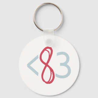 Schlüsselanhänger - weiß