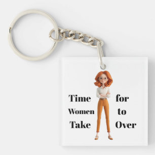 Schlüsselanhänger Zeit für Frauen