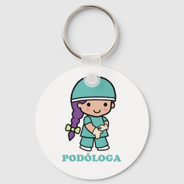 Schlüsselbund von Podóloga Schlüsselanhänger (Vorderseite)