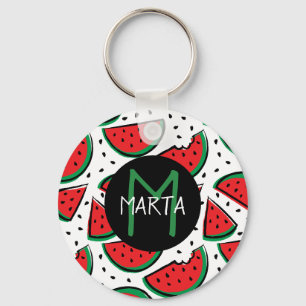 Schlüsselbund Wassermelonen,- Tuttifrutti - Mit Schlüsselanhänger