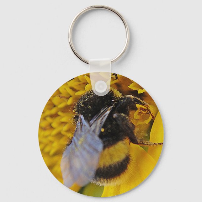 Schlüsselger Fleissimel hummel Schlüsselanhänger (Vorderseite)
