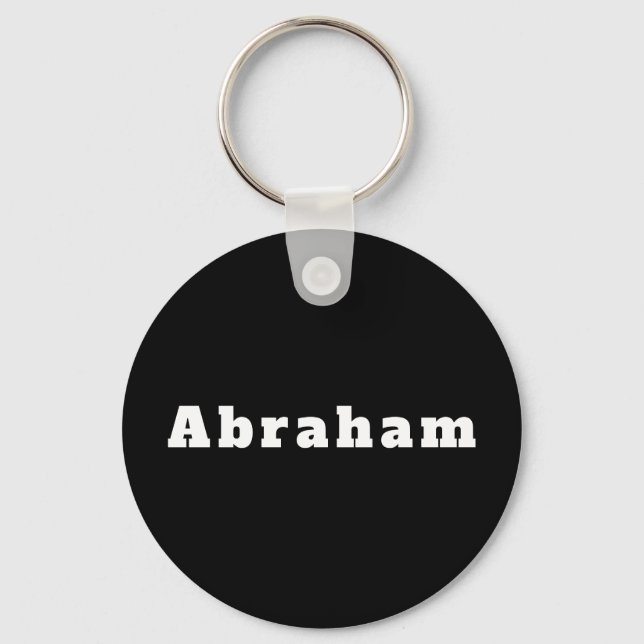 Schlüsselger mit Namen Abraham Schlüsselanhänger (Vorderseite)