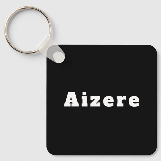 Schlüsselger mit Namen Aizere Schlüsselanhänger (Vorderseite)