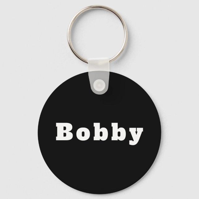 Schlüsselger mit Namen Bobby Schlüsselanhänger (Vorderseite)