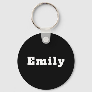 Schlüsselger mit Namen Emily Schlüsselanhänger
