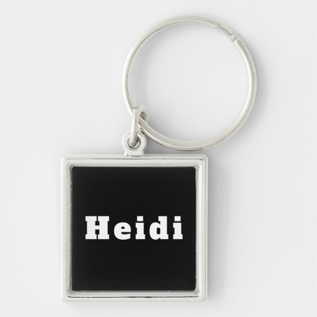 Schlüsselger mit Namen Heidi Schlüsselanhänger (Vorne)