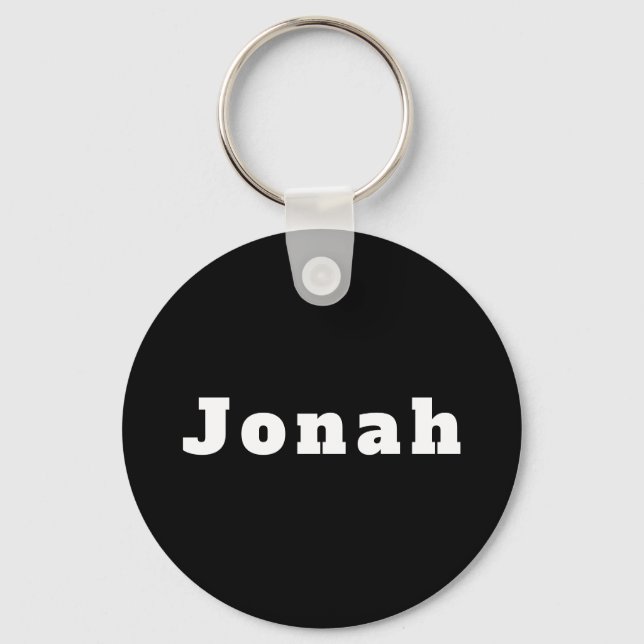 Schlüsselger mit Namen Jonah Schlüsselanhänger (Vorderseite)