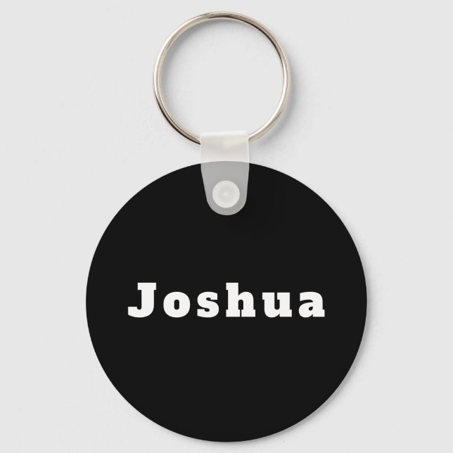 Schlüsselger mit Namen Joshua Schlüsselanhänger (Vorderseite)