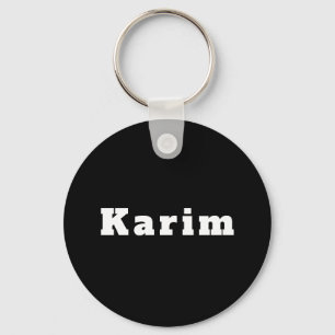 Schlüsselger mit Namen Karim Schlüsselanhänger