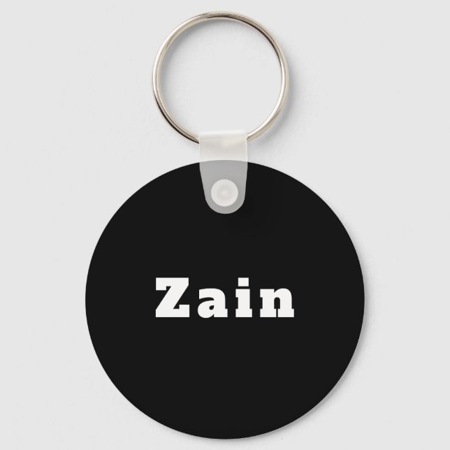 Schlüsselger mit Namen Zain Schlüsselanhänger (Vorderseite)