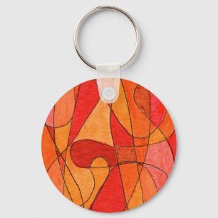 Schlüsselkette abstrakte Kunst Schlüsselanhänger