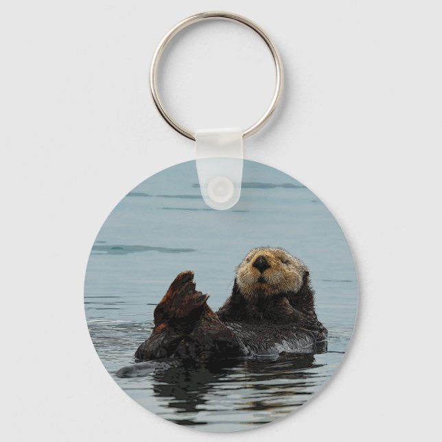 Schlüsselkette Alaskan Sea Otter Schlüsselanhänger (Vorderseite)