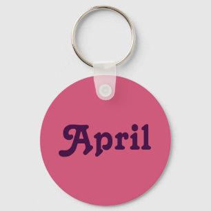 Schlüsselkette April Schlüsselanhänger