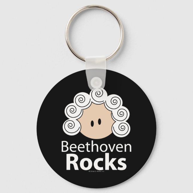 Schlüsselkette Beethoven Rocks Schlüsselanhänger (Vorderseite)
