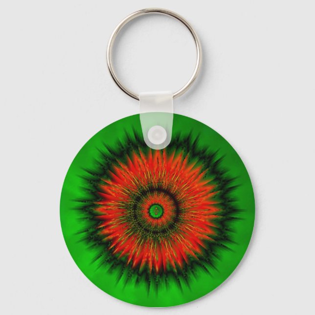 Schlüsselkette Blume Schlüsselanhänger (Vorderseite)