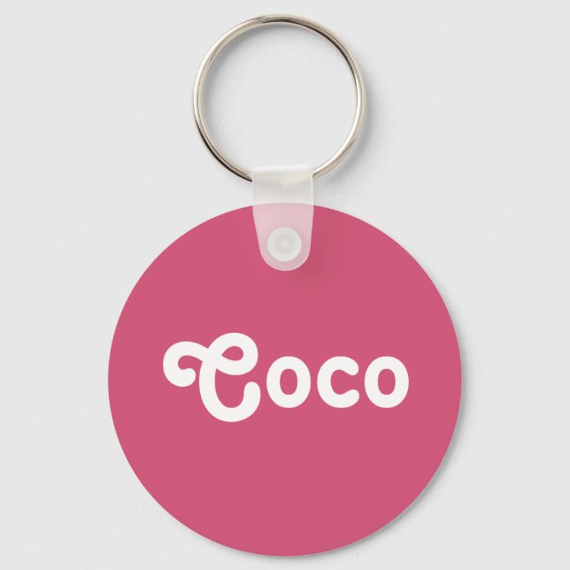 Schlüsselkette Coco Schlüsselanhänger (Vorderseite)