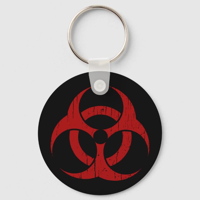 Schlüsselkette der Biogefährdung Schlüsselanhänger (Vorderseite)