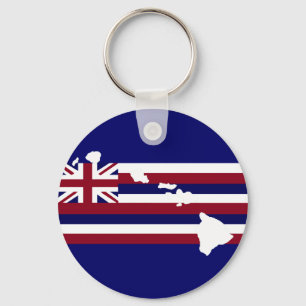 Schlüsselkette der hawaiischen Inseln der Flagge  Schlüsselanhänger