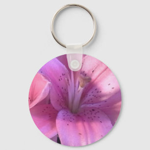 Schlüsselkette der rosa Lilie Schlüsselanhänger