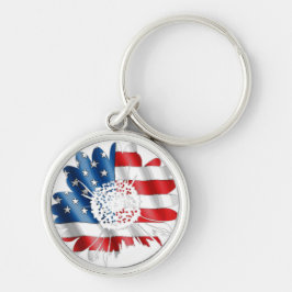 Schlüsselkette der US-Blume Schlüsselanhänger