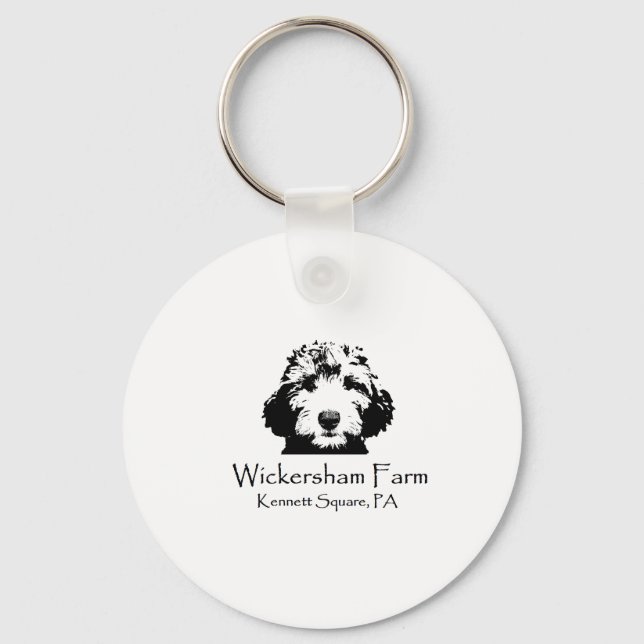 Schlüsselkette der Wickersham-Farm Schlüsselanhänger (Vorderseite)