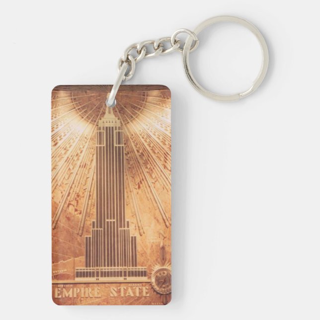 Schlüsselkette des Empire State Gebäude Schlüsselanhänger (Rückseite)