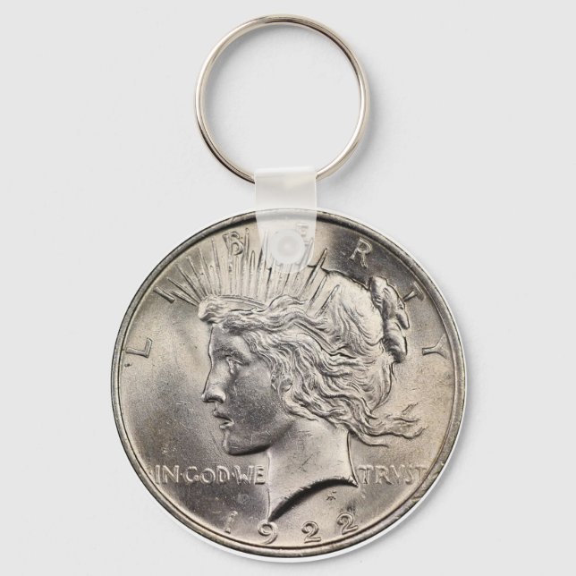 Schlüsselkette des Friedens-Dollars Schlüsselanhänger (Vorderseite)