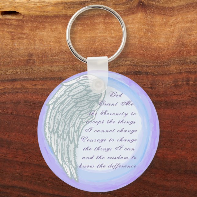 Schlüsselkette des Serenity Prayer Schlüsselanhänger (Vorderseite)
