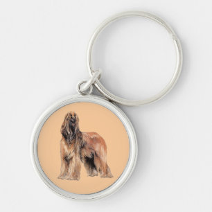 Schlüsselkette für afghanische Hunde Schlüsselanhänger