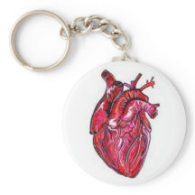 Schlüsselkette für anatomisches Herz