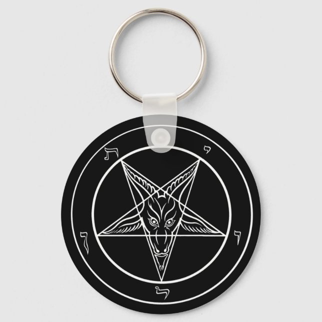 Schlüsselkette für Baphomets Schlüsselanhänger (Vorderseite)