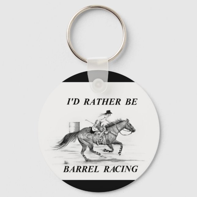 Schlüsselkette für Barrel Racing Schlüsselanhänger (Vorderseite)