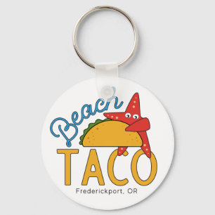 Schlüsselkette für Beach Taco Schlüsselanhänger