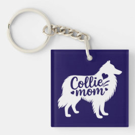 Schlüsselkette für Collie Mama Schlüsselanhänger