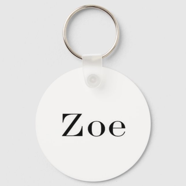 Schlüsselkette für den Zoonamen Schlüsselanhänger (Vorderseite)