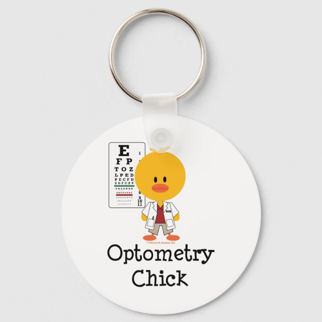 Schlüsselkette für die Optometrie Schlüsselanhänger (Vorderseite)