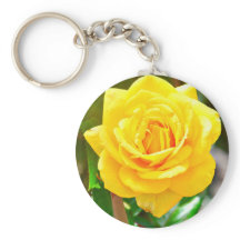 Schlüsselkette für Gelbe Rose