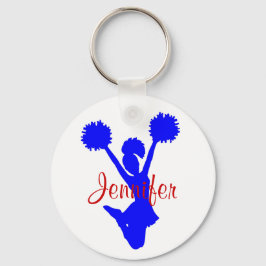 Schlüsselkette für kundenspezifisch blaue Chefköpf Schlüsselanhänger