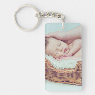 Schlüsselkette für personalisiertes Foto Schlüsselanhänger